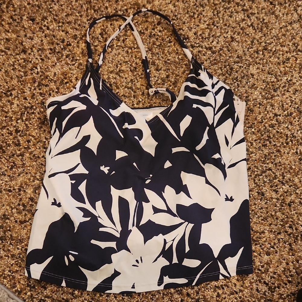 Anne Cole Tankini Swimtop, Size Small